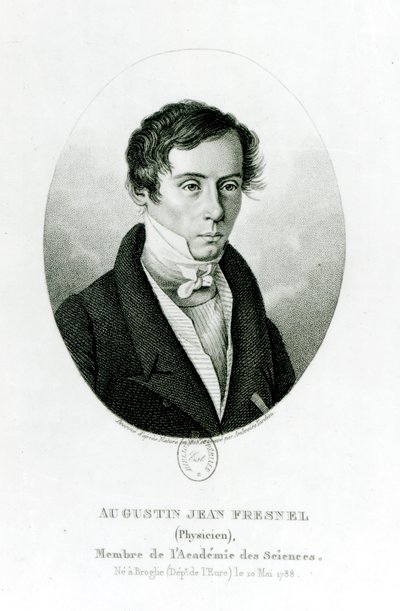 Augustin Jean Fresnel (1788-1827) 1825 von Ambroise Tardieu